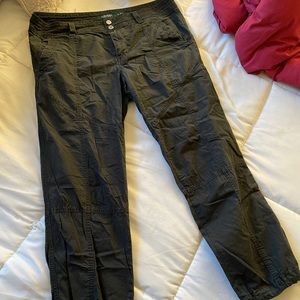 Ralph Lauren ankle black cotton pants.  Size 10